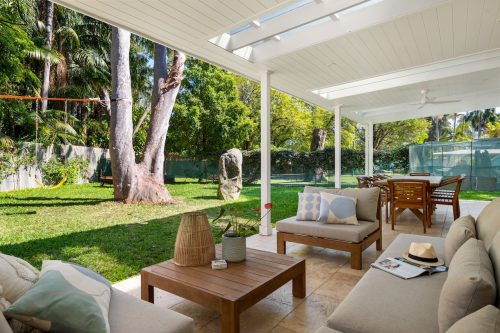 outdoor area backyard garden established