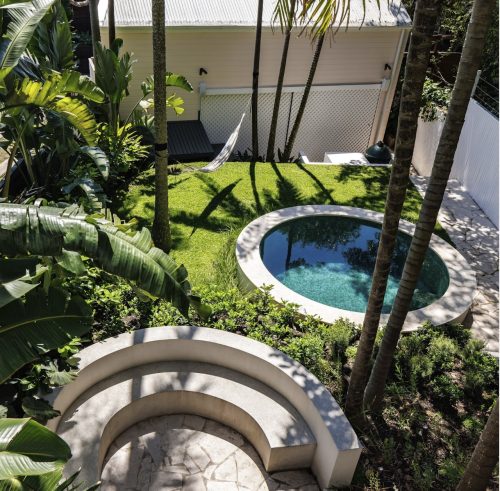 pool backyard