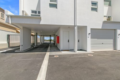 garage driveway facade