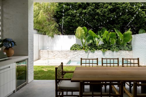 outdoor area pool backyard