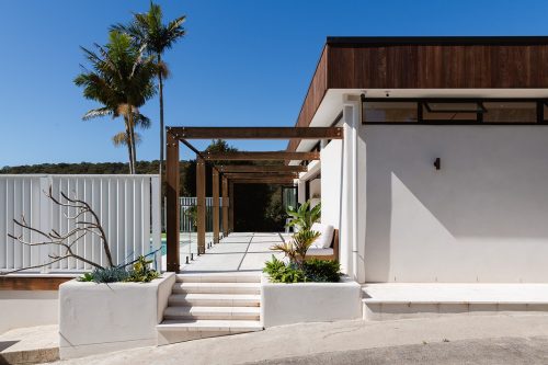 facade driveway garage
