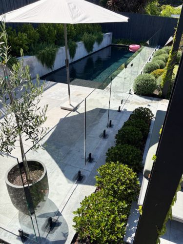 pool garden established