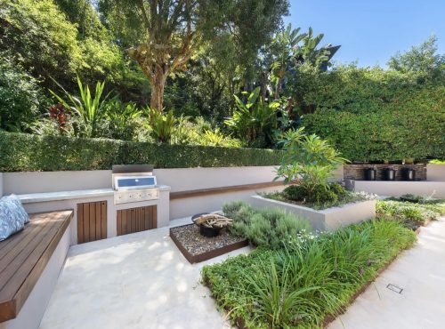 backyard garden established