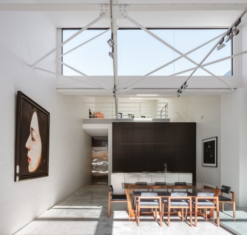 dining space kitchen laundry