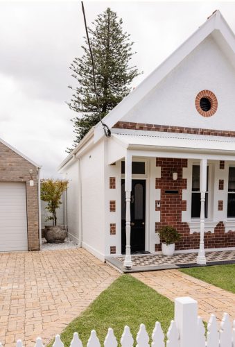 facade driveway garage