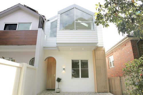 facade driveway garage