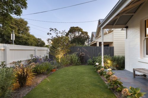 backyard garden established