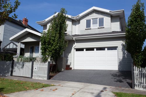 facade driveway garage