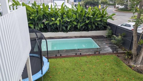 backyard garden established