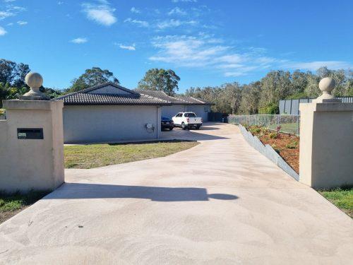 facade driveway