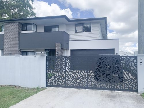 facade driveway garage