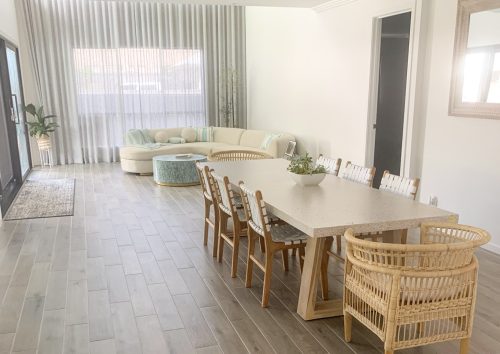 living room dining space
