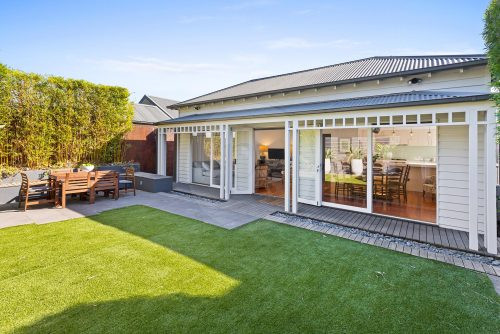 outdoor area backyard garden established pool