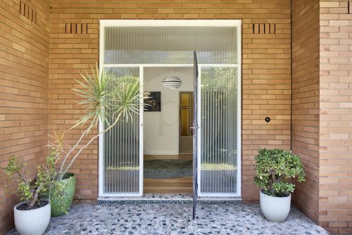 facade driveway garage