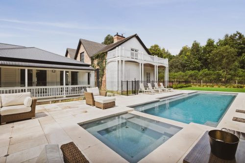 pool backyard