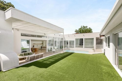 backyard garden established