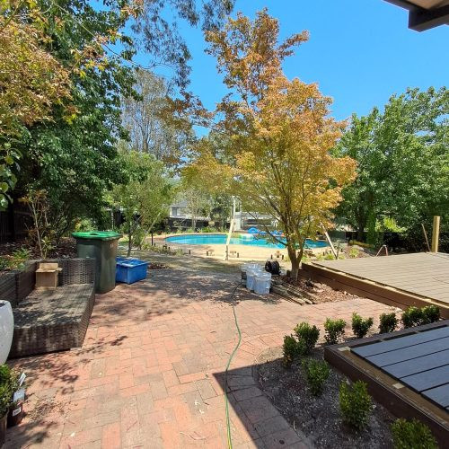 outdoor area backyard