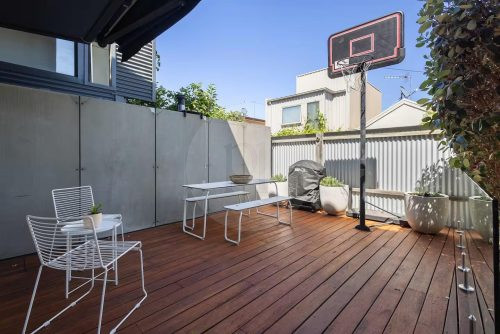 outdoor area backyard garden established