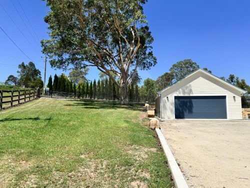 backyard garden established