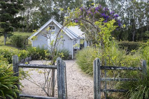 driveway garden established