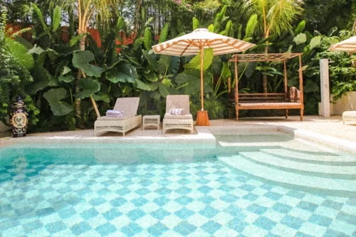 outdoor area pool