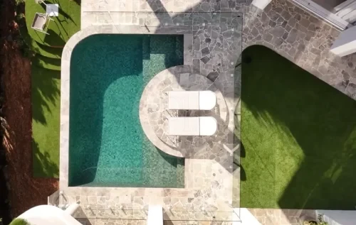 pool garden established