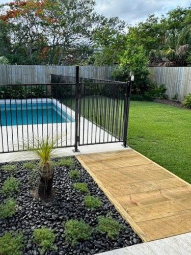 pool garden established