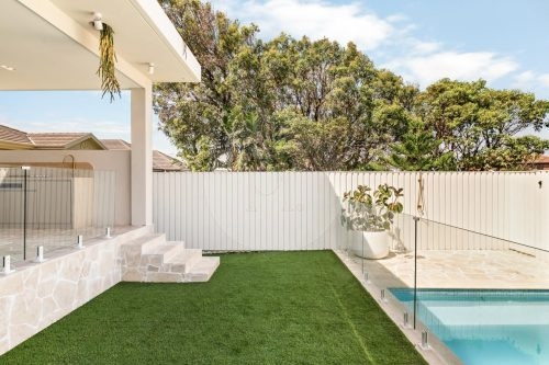 backyard garden established