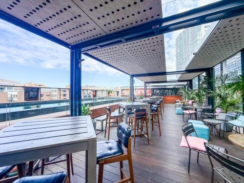 dining space home office garden established