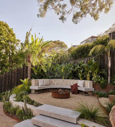 backyard garden established