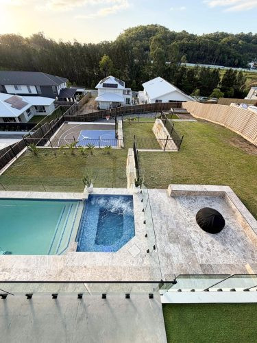 backyard pool