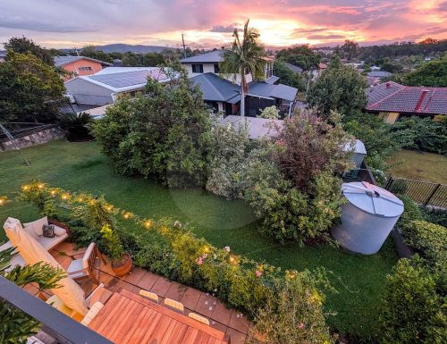 backyard garden established
