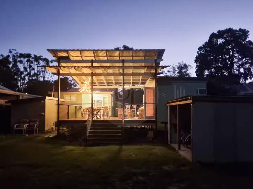 outdoor area backyard