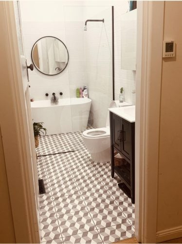 bathroom laundry