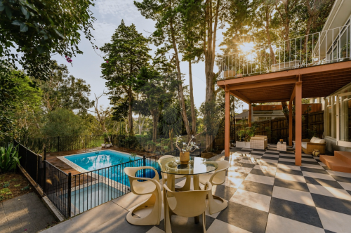 outdoor area pool