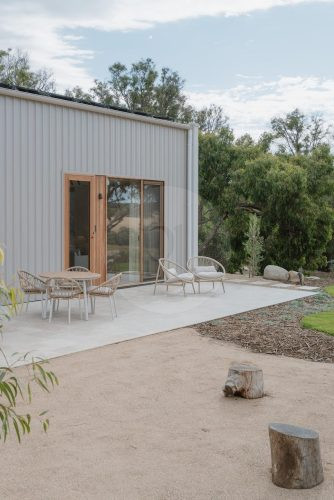 outdoor area garage