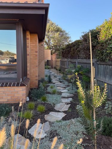 gardens established backyard