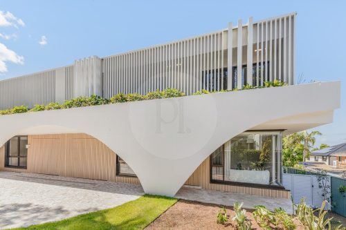 garage driveway facade
