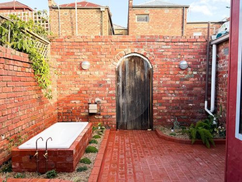 outdoor area backyard