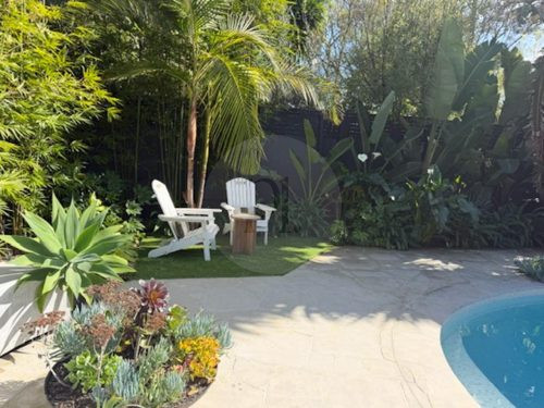 outdoor area garden established