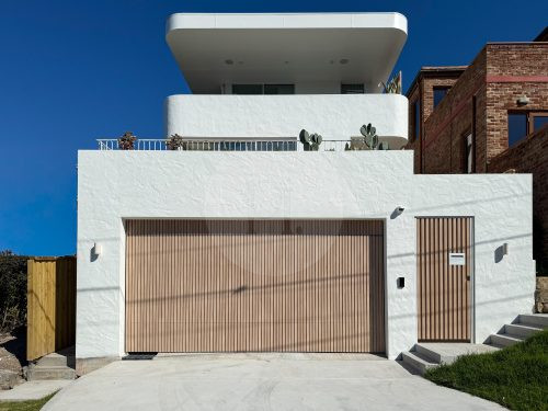 facade driveway garage