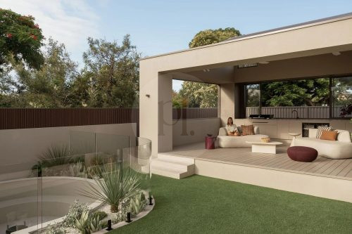 outdoor area backyard