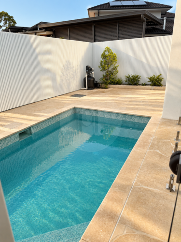 pool garden established