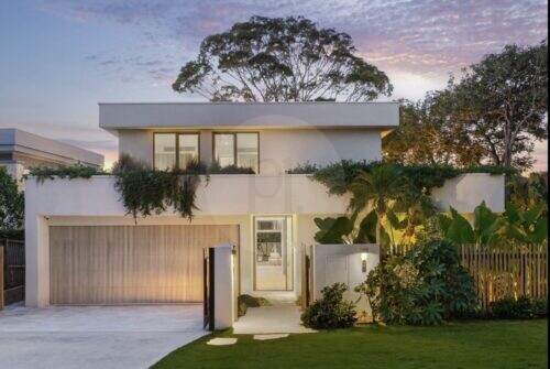 facade driveway garage