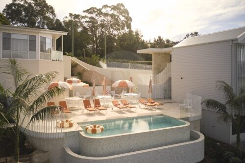 outdoor area pool