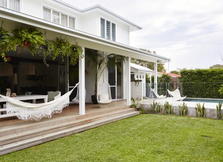 outdoor area backyard facade pool