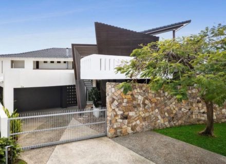 garage driveway facade