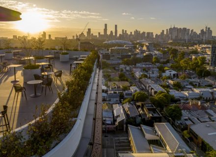 backyard garden established pool