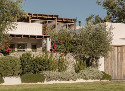 facade garage driveway garden established
