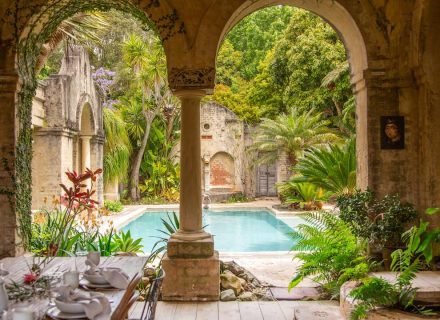 pool backyard